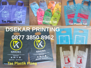 kursus sablon tas plastik kantong plastik