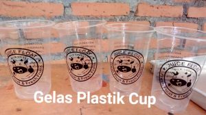 sablon gelas plastik